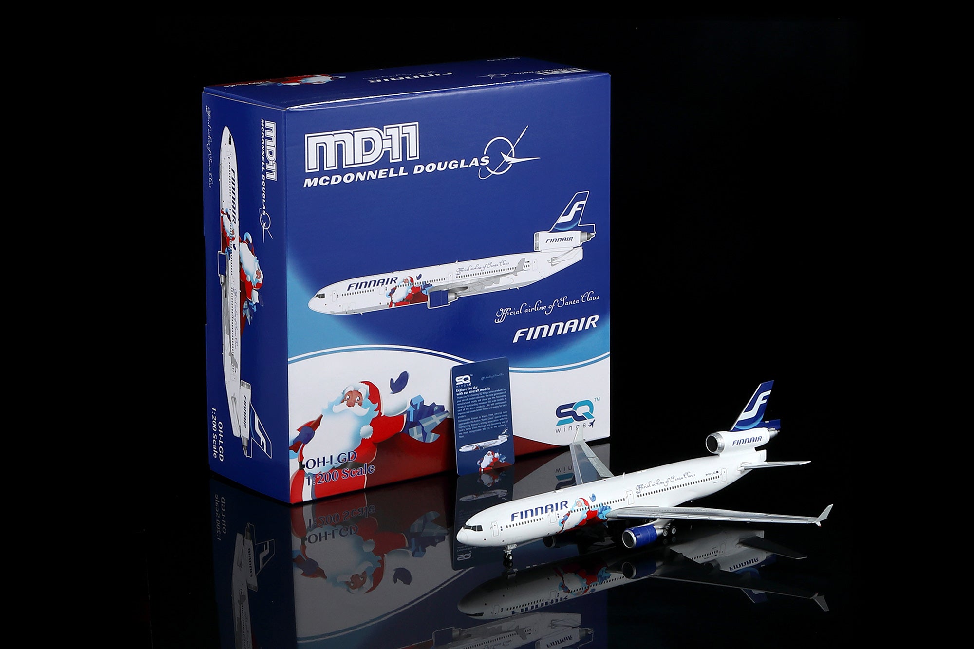 Finnair McDonnell Douglas MD11 "Official Airline of Santa Claus" OH-LGD cover